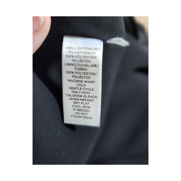 LOFT Women's Black Half Puff Sleeve Flowy Top Size Small - Picture 7 of 7